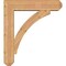Ekena Millwork Thorton Craftsman Smooth Bracket w/ Offset Brace, Western Red Cedar, 7 1/2"W x 32"D x 36"H BKT0806X32X36THR04SWR - alternate 3